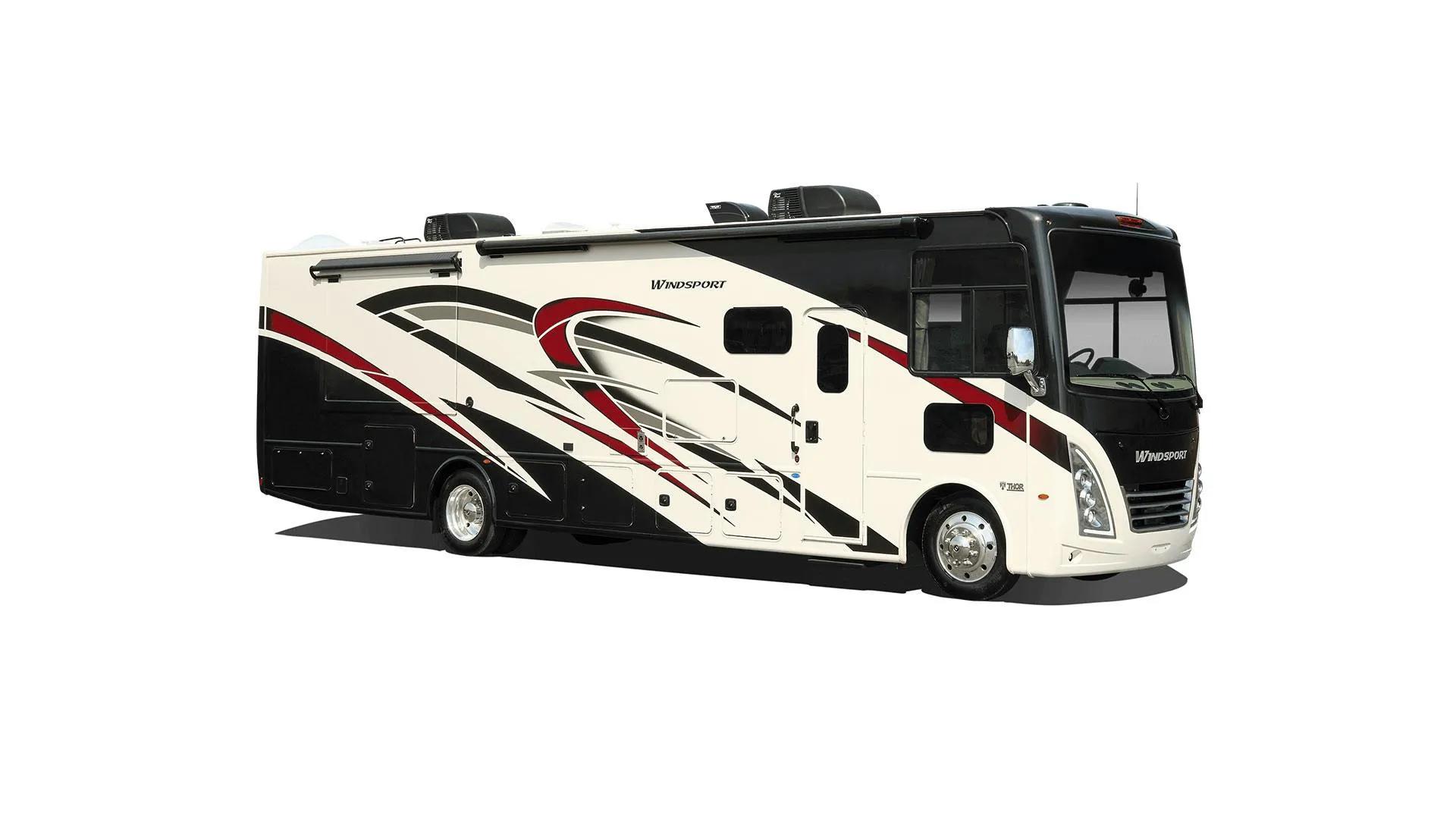 2022 Thor Windsport Class A Sunset Red Partial Paint social photo