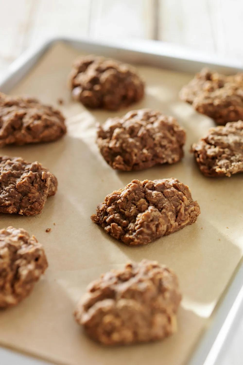 Blog photo No-Bake Peanut Butter Chocolate Cookies