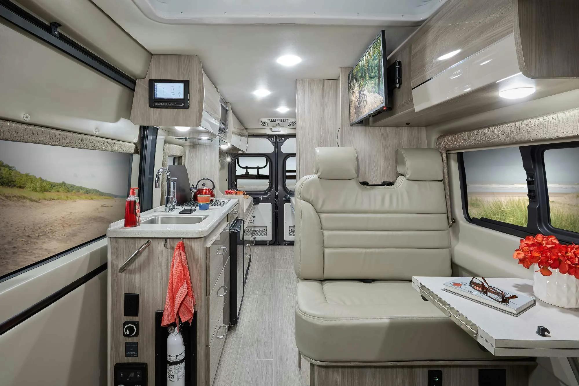 2021 Thor Sequence Class B RV 20A Front to Back - Miami Miami Modern Cabinetry