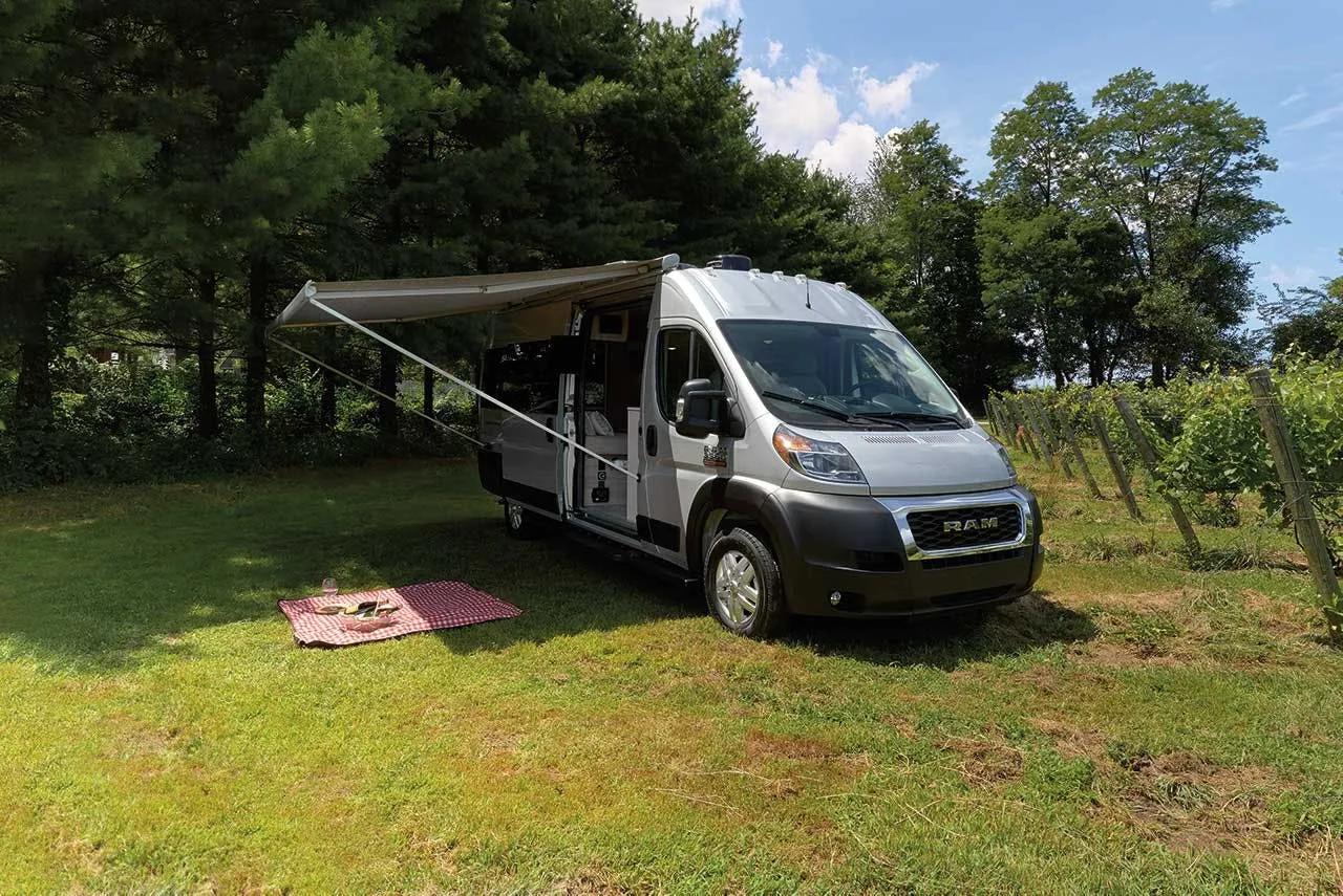 2020 Thor Sequence Class B RV Lifestyle sequence at winery exterior outside