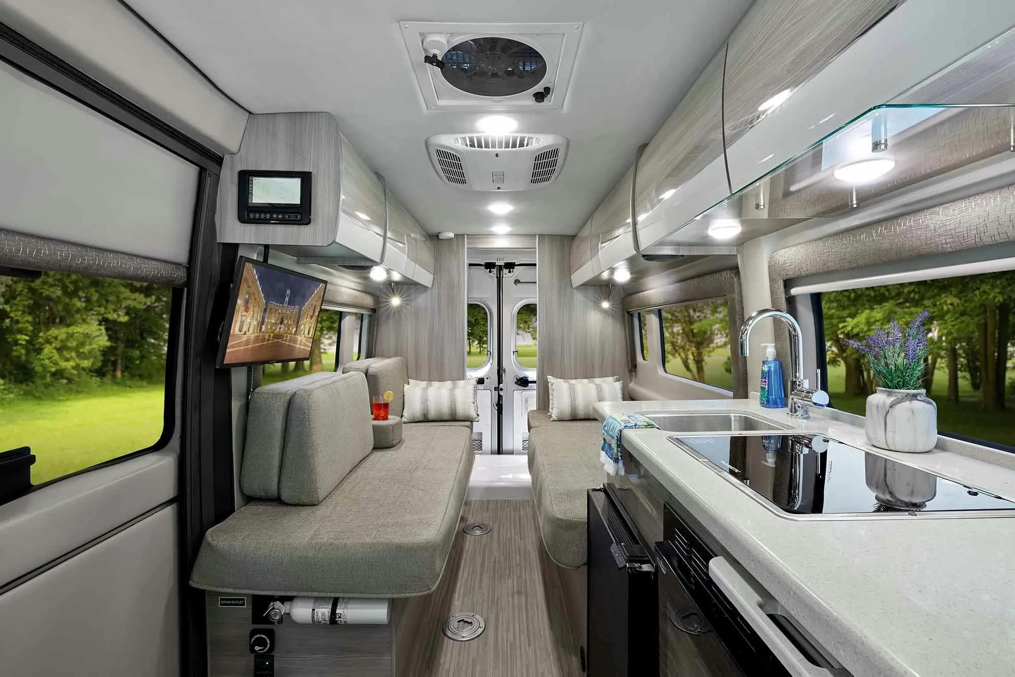 2021 Thor Sequence Class B RV 20L Front to Back - Miami Miami Modern Cabinetry