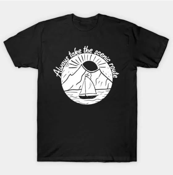 Always Take the Scenic Route T-Shirt by StacysCellar - $20