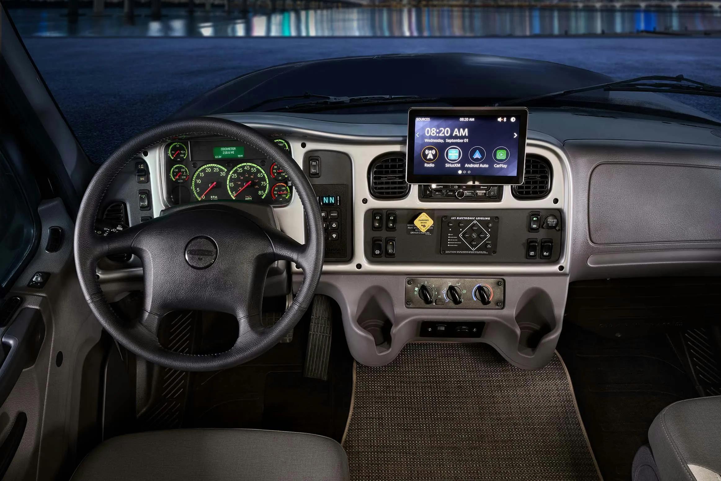2022 Thor Inception Pasadena Mega C Diesel RV Cockpit and Dashboard Key feature